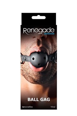 RENEGADE BONDAGE BALL GAG BLACK NS Novelties