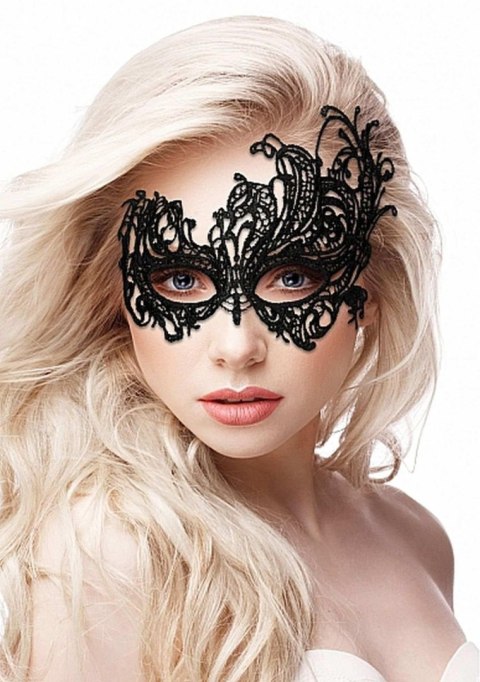 Royal Black Lace Mask - Black Ouch!