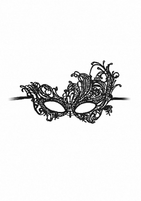 Royal Black Lace Mask - Black Ouch!