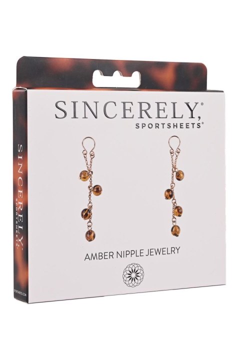 SPORTSHEETS AMBER NIPPLE JEWELRY Sportsheets