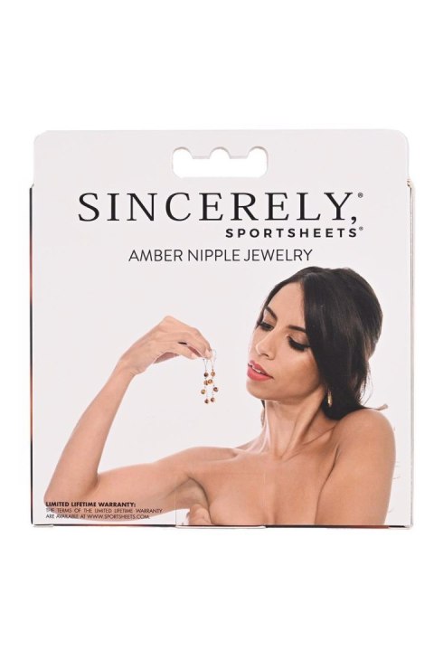 SPORTSHEETS AMBER NIPPLE JEWELRY Sportsheets