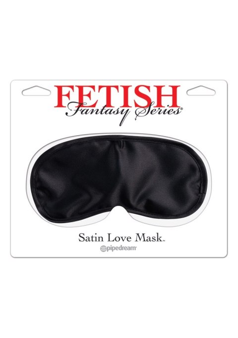 Satin Love Mask Black Pipedream