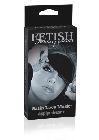 Satin Love Mask Black Pipedream