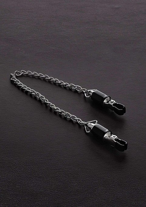 Barrel Tit Clamps with Chain (pair) Steel