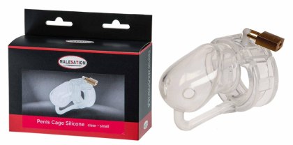 MALESATION Penis Cage Silicone small clear Malesation