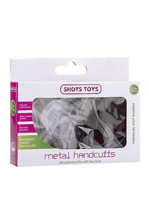 Metal Handcuffs - Black ShotsToys