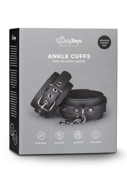 Kajdanki-Fetish ankle cuffs EasyToys