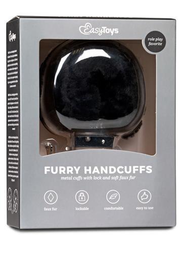 Kajdanki-Furry Handcuffs - Black ONE-DC B.V.