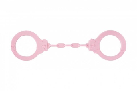 Kajdanki-Silicone Handcuffs Party Hard Suppression Pink Lola Games