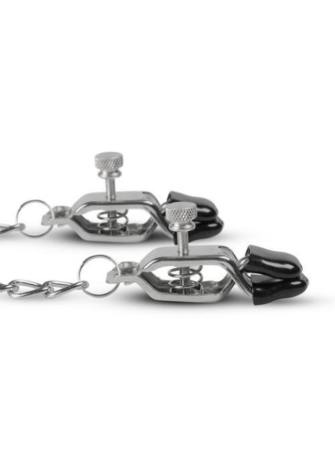 Stymulator-Big Nipple Clamps With Chain EasyToys