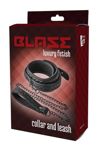 BLAZE COLLAR LEASH DIAMOND BLACK Dream Toys