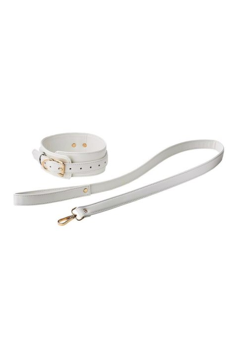 BLAZE ELITE COLLAR AND LEASH WHITE Dream Toys