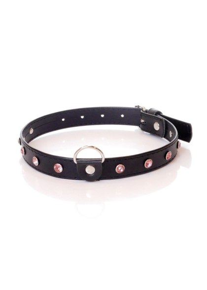 Fetish B - Series Collar - 2 cm pink crystal Fetish B - Series