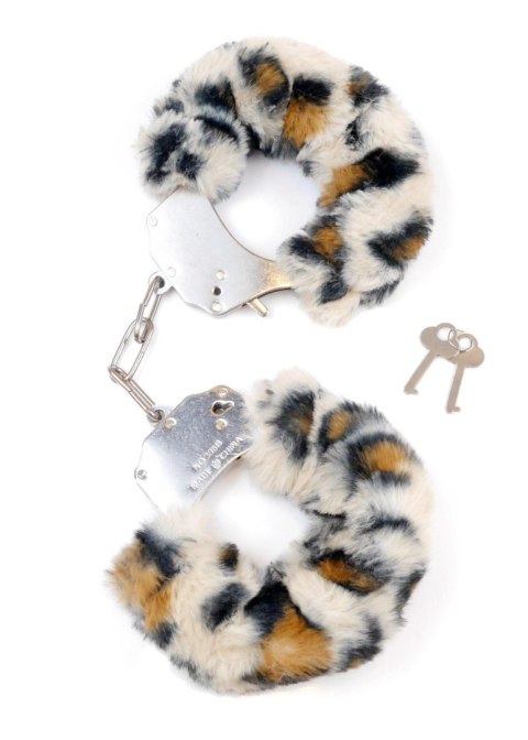 Kajdanki Fetish B - Series- Furry Cuffs Leopard Fetish B - Series