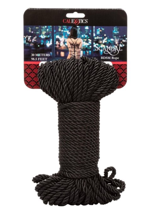 Scandal BDSM Rope 30M Black Calexotics