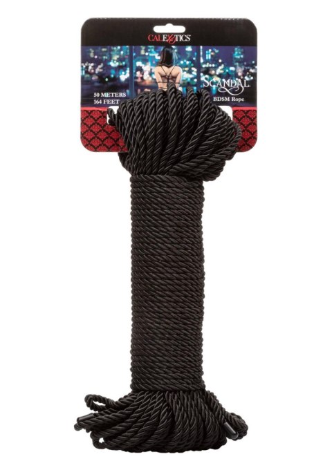 Scandal BDSM Rope 50M Black Calexotics