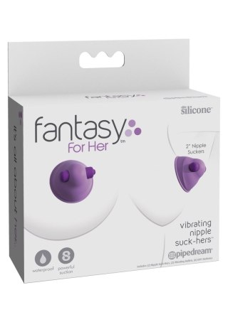 Vibrating Nipple Suck-Hers Purple Pipedream