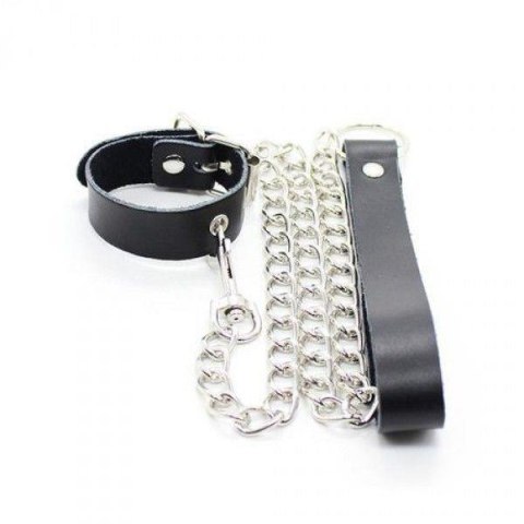 Wiązania-Guinzaglio da polso Chain Leash black Toyz4lovers