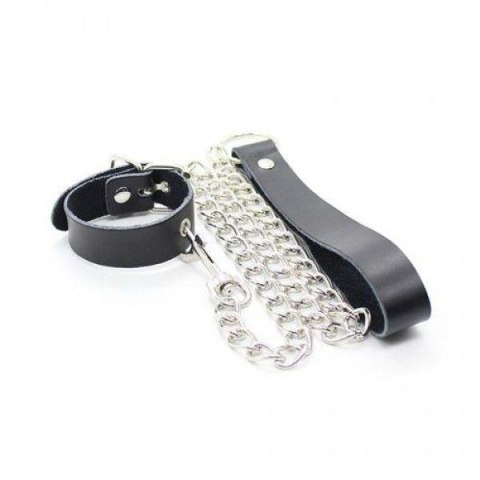 Wiązania-Guinzaglio da polso Chain Leash black Toyz4lovers