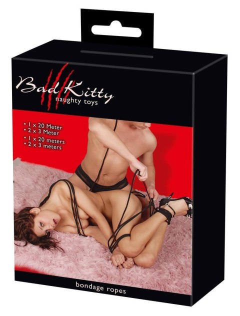 Bondage Ropes black Bad Kitty