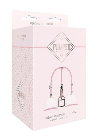 Breast Pump Set Medium - Rose Gold Pumped