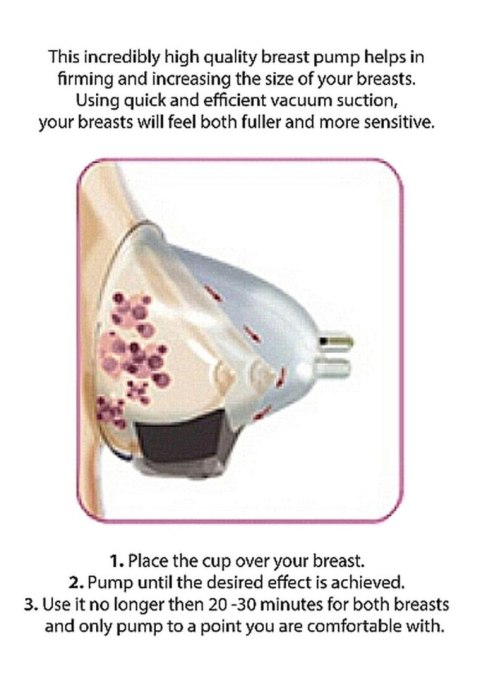 Breast Pump Set Medium - Rose Gold By toyfa