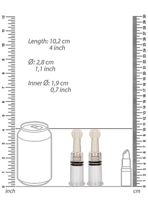 Nipple Suction Set Small - Transparent By toyfa