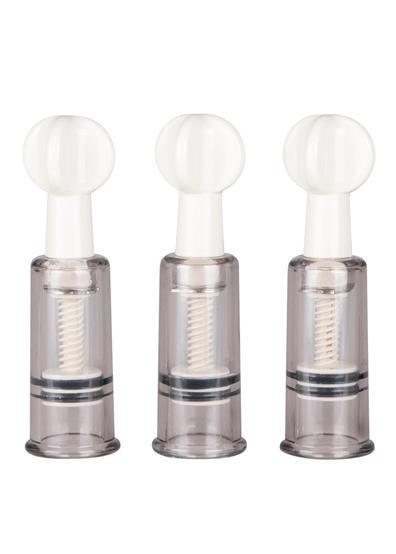 Pompka-Nipple & Clit Suckers 3pcs EasyToys