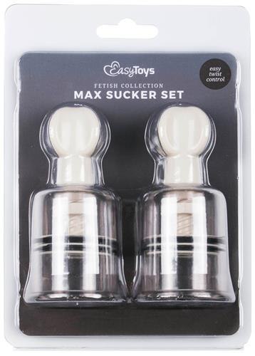 Pompka-Nipple & Clit Suckers Medium 2 pcs EasyToys