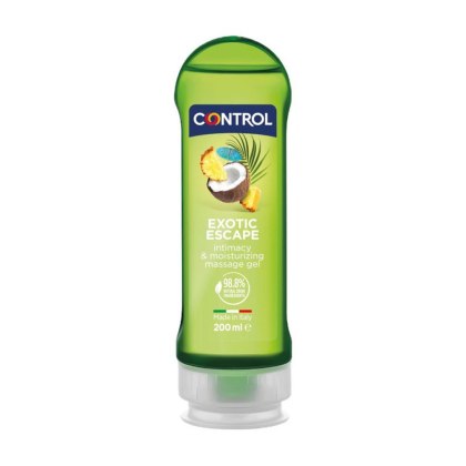 Control Exotic Escape 200 ml - żel intymny, do masażu tropikalny Control