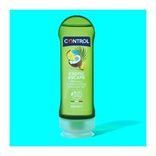 Control Exotic Escape 200 ml - żel intymny, do masażu tropikalny Control