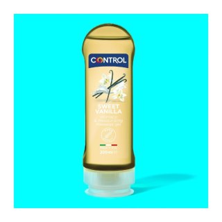 Control Sweet Vanilla 200 ml - żel intymny, do masażu rozgrzewający waniliowy Control