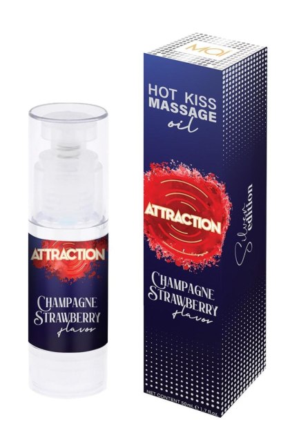 MASSAGE OIL ATTRACTION CHAMPAGNE STRAWBERRY 50 ML Attraction