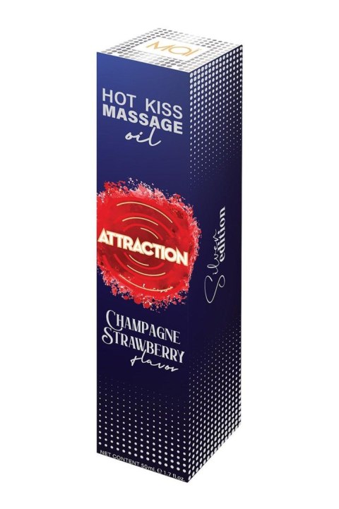 MASSAGE OIL ATTRACTION CHAMPAGNE STRAWBERRY 50 ML Attraction