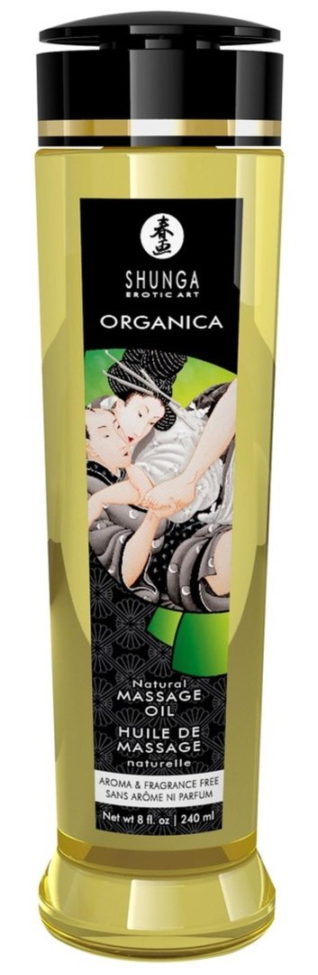 Massage Oil Organica AROMA & FRAGRANCE FREE Shunga