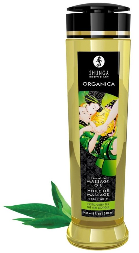 Massage Oil Organica EXOTIC GREEN TEA Shunga