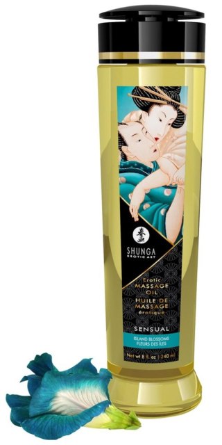 Massage Oil Sensual ISLAND BLOSSOMS Shunga