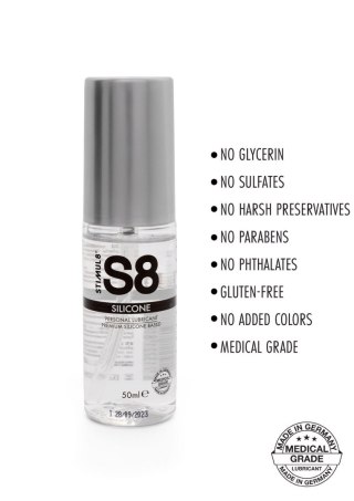 S8 Premium Silicone Lube 50ml Original Stimul8 S8