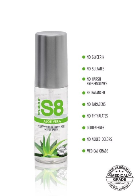 S8 WB Aloe Vera Lube 50ml Aloe Vera Stimul8 S8