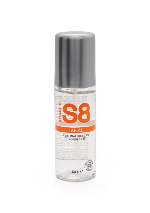 S8 WB Anal Lube 125ml Natural Stimul8 S8