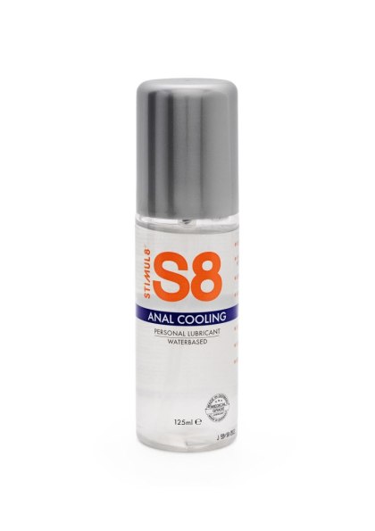 S8 WB Cooling Anal Lube 125ml Cooling Stimul8 S8