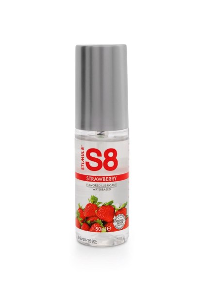 S8 WB Flavored Lube 50ml Strawberry Stimul8 S8