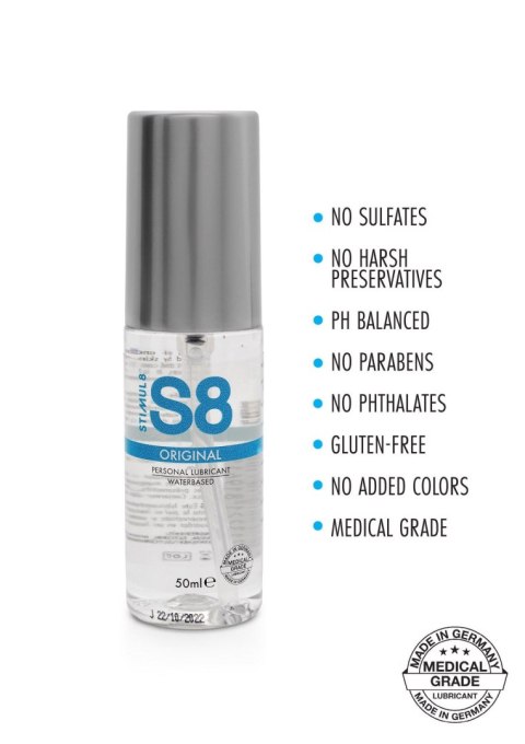 S8 Waterbased Lube 50ml Original Stimul8 S8