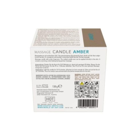 Świeca-Shiatsu Massage Candle Amber 130g. Hot