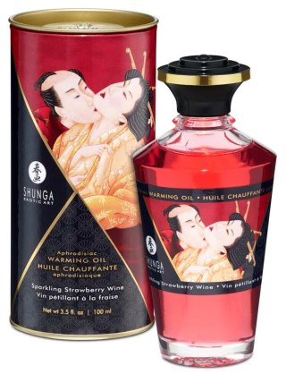 Warming Oil Sparkling Strawberry Wine Shunga