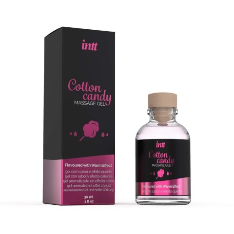 Żel-MASSAGE GEL COTTON CANDY 30 ml Intt