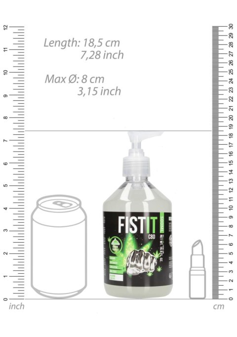 CBD Lubricant - 17 fl oz / 500 ml- Pump Fist It