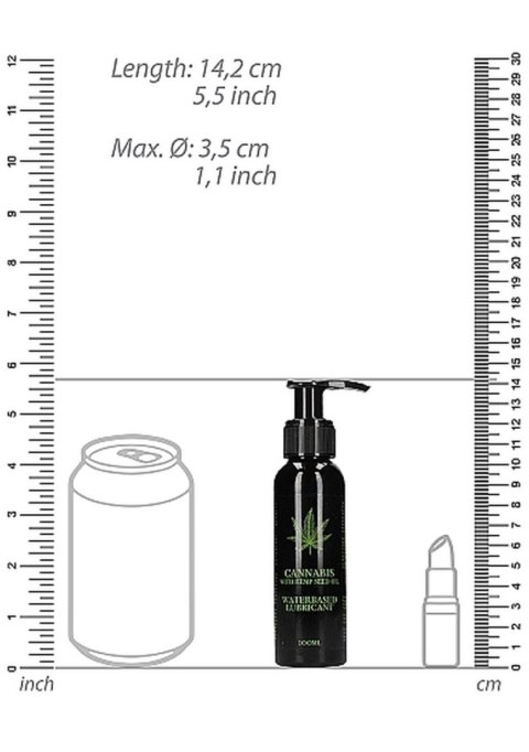 Cannabis With Hemp Seed Oil - Waterbased Lubricant - 100 ml Pharmquests