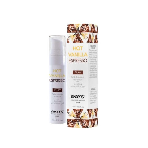 HOT VANILLA ESPRESSO Cooling Arousal Gel 15 ml Exsens