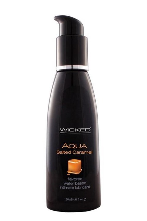 WICKED AQUA SALTED CARAMEL FLAVORED 120M Wicked Sensual Care